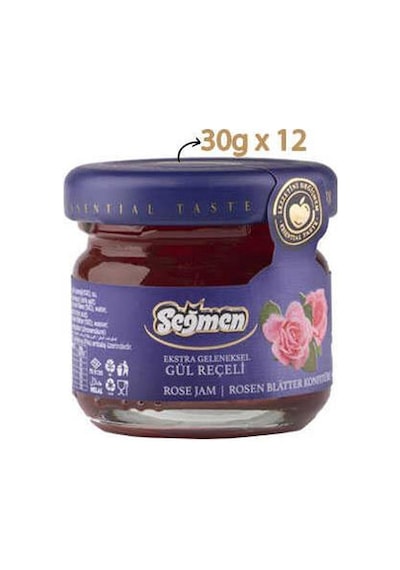 Seğmen Gül Reçeli Kavanoz 12 x 30 G