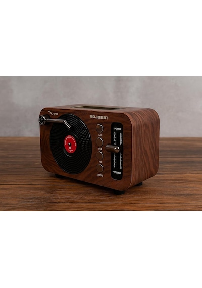 Lexroo Mini Boy Retro Bluetooth Radyo Hoparlör Cz1011bt - Kahverengi