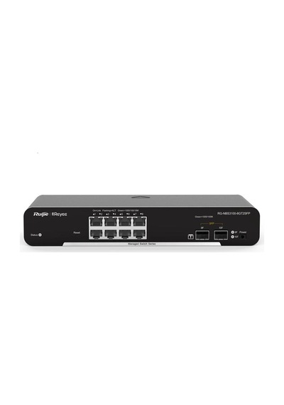 Ruijie Rg-nbs3100-8gt2sfp-p 8-port Poe+ Gigabit L2 Managed Switch, 8 Gigabit Rj45 Ports,2 Sfp Slots