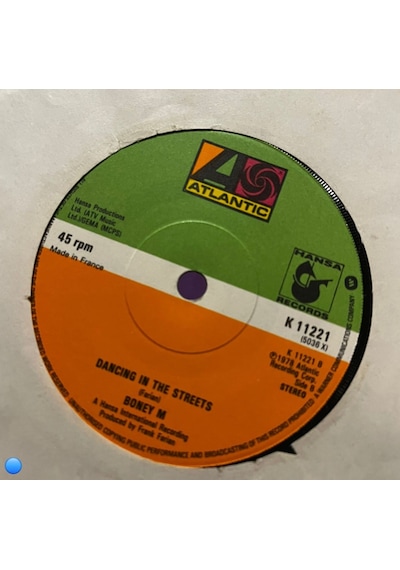 Boney M. - Mary's Boy Child / Oh My Lord / Dancing In The Streets 7" Vinyl Single, 1978, French Press