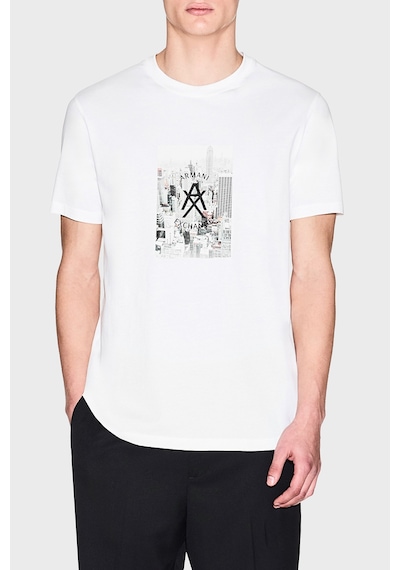 Armani Exchange Erkek T Shirt Xm002214 Af10356 U0009 Beyaz