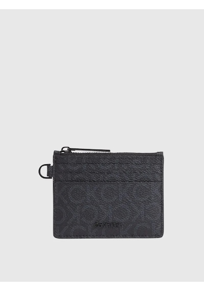 Calvin Klein Baskılı Erkek Kartlık Lv04d1039gub1 Siyah