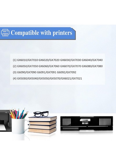 Canon Mc-g01 Mc G01 Bakım Kutusu Tankı İçin Mc-g01 Bakım Kartuşu Değiştirme, Canon Maxıfy Gx6010 Gx7010 Gx6020 Gx7020 Gx6030 Gx7030 Gx6040 Gx7040 Gx6050 Gx7050 Gx6060 İçin Çalışır 1 Paket