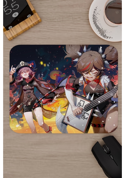 Xinyan Genshin Impact Anime Oyuncu V5 - 22x18 Gaming Mouse Pad Fare Altlığı