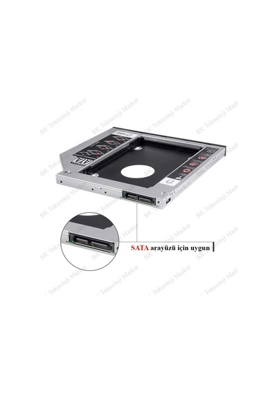 12.7Mm Sata 3.0 2.5 İnch Notebook Hdd Ssd Caddy Kızak Kutu