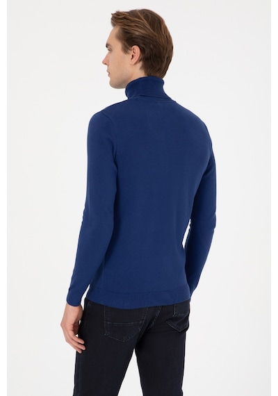 U.s. Polo Assn. Erkek İndigo Kazak /triko 50313640-vr028 Indıgo