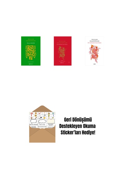 Kuru Gürültü Ciltli + Fırtına + Bir Yazdönümü Gecesi Rüyası + Okuma Sticker'ları
