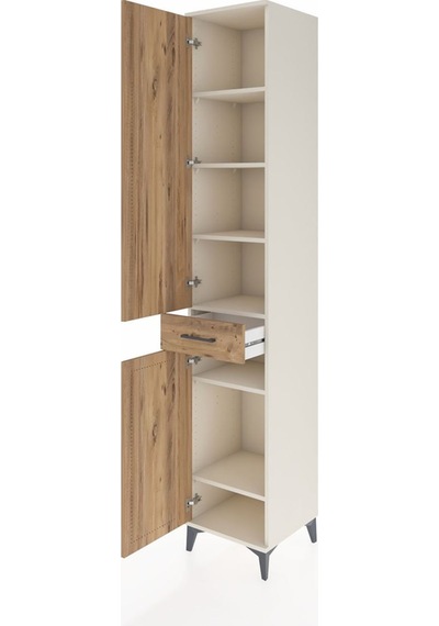 Hyperion Dolap 6 Raflı Tek Çekmeceli 2 Kapaklı 44x44x243 Ayta... Aytaşı