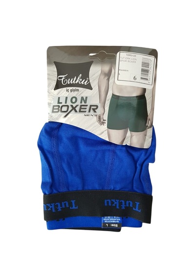 Tutku Erkek Lıon Spor Boxer 6'lı 0123 Kombin Kombin