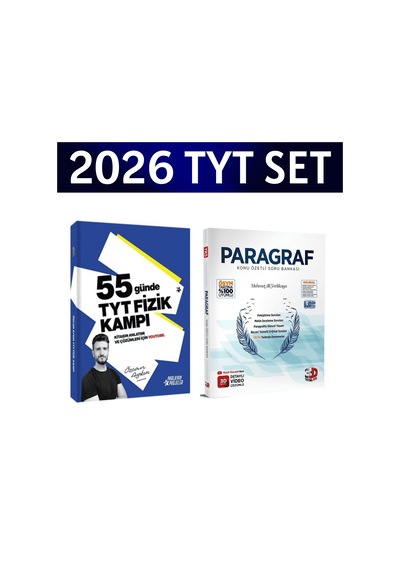 2026 Tyt 55 Günde Fizik Kampı Özcan Aykın+ Tyt Paragraf Konu Özetli Soru Bankası 3d Yayınları