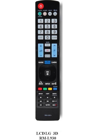 LG Uyumlu 3D Rm-L 930+ Kumanda