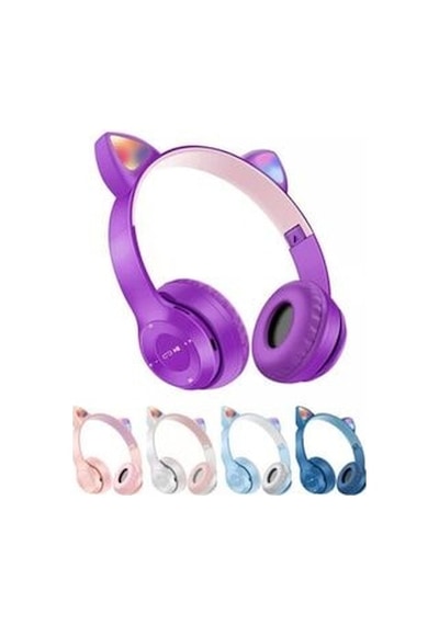Cabotech P47M Bluetooth 5.0 Kedi Tasarımlı Katlanabilir Kulak Üstü Kulaklık