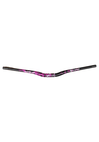 Lunje Alüminyum 31.8 780 Mm Riser Mtb Gidon Bisiklet Gidonu Siyah Pembe Siyah - Pembe