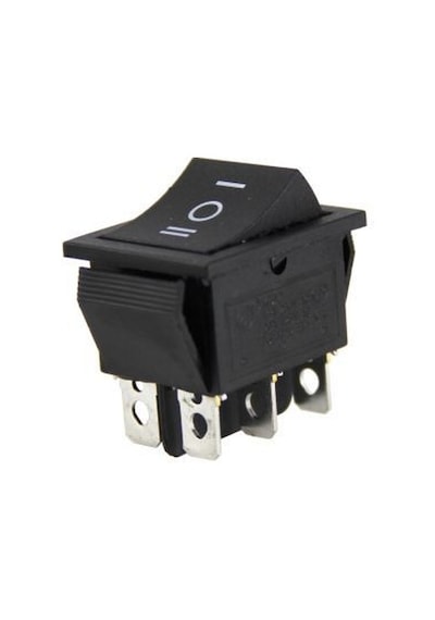 Ic-108 Geniş Işıksız Anahtar On-Off-On Kcd2-203 (2 Adet)