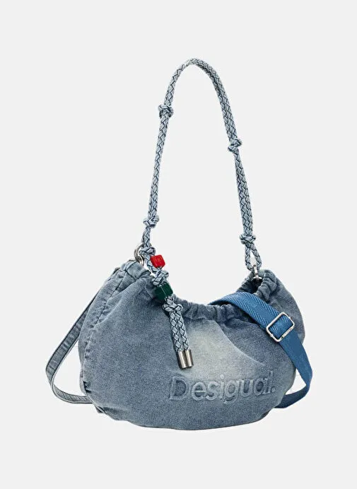 Desigual Mavi Kadın Omuz Çantası