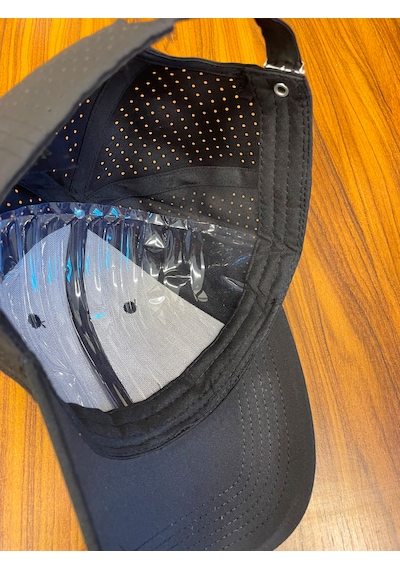 Hamze Paraşüt Mikro Kumaş Yazlık Delikli Unisex Cap Şapka Siyah