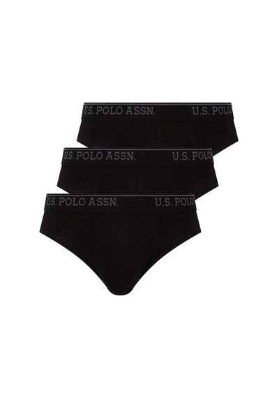 U.S. Polo Assn. U.S Polo Assn. 83057 Erkek 3 Lü Boxer-Siyah - 2Xl