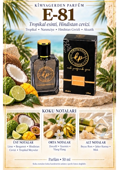 KP E-81 Erkek Parfüm EDP 50 ML