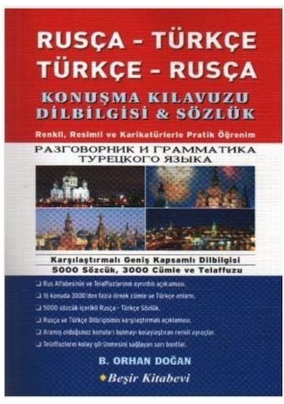 Rusça-Türkçe/Türkçe-Rusça Konuşma Kılavuzu & Dilbilgisi - Bekir Orhan Doğan - Beşir Kitabevi