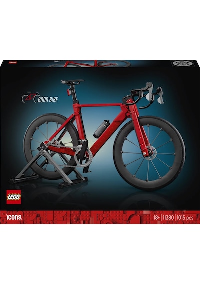 LEGO® Icons Yol Bisikleti 11380 - Yetişkinler için Vites Mekanizması ve Fren Kaliperleri İçeren Model Yapım Seti (1015 Parça)