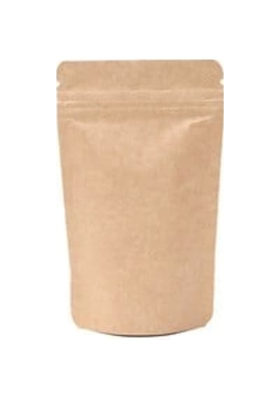 Kraft Alüminyum Kilitli Doypack 110 x 185 x 35 MM 25 Adet