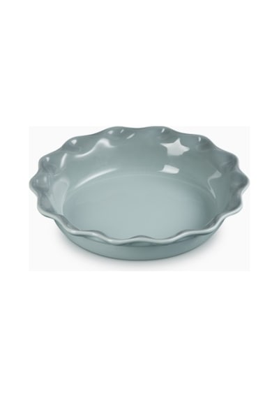 Le Creuset Seramik Dalgalı Kenar Lüks Tart Kalıbı Fırın Tepsisi Açık Yeşil 23 Cm