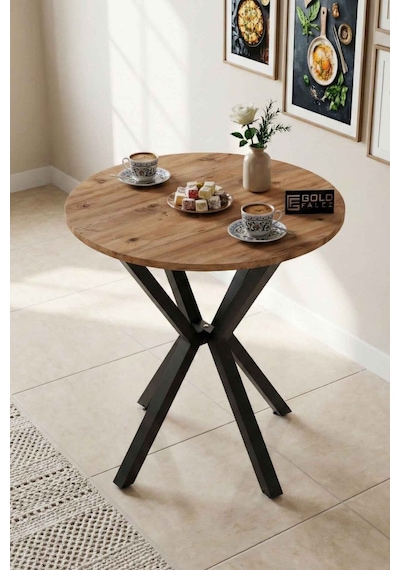 Reyo Falez 70 Cm Yuvarlak Mutfak Masası Metal Ayaklı Modern Yemek Balkon Bahçe Kafe Masası Atlantik Çam 9820 Reyo Falez 70 Cm Yuvarlak Mutfak Masası Metal Ayaklı Modern Yemek Balkon Bahçe Kafe Masası Atlantik Çam 9820