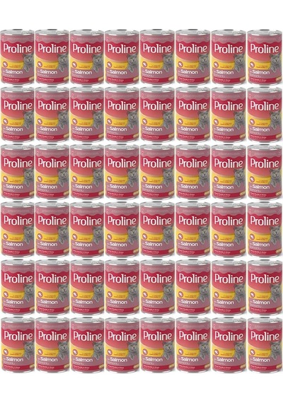 Pro Line Somonlu Yetişkin Kedi Konservesi 48 x 400 G