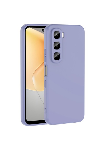 Maks Technology İnfinix Hot 60i 4g Kılıf Mkst Mara Lansman Kapak - Lila