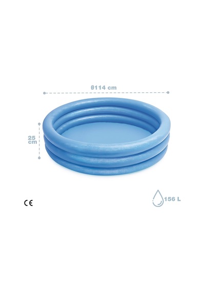 Lexroo Krıstal Mavı Havuzu 114x25cm Çok Renkli