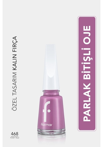 Flormar Nail Enamel Parlak Bitişli Oje 468
