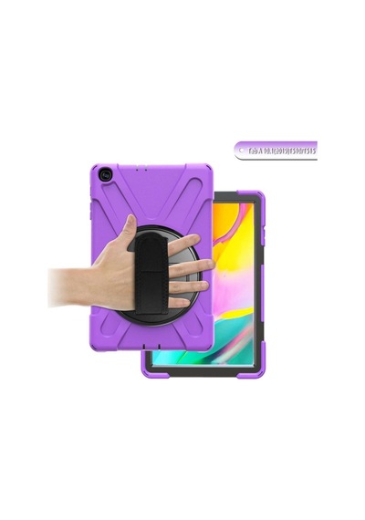 Samsung Galaxy Uyumlu   T510 Tab A 10.1 Kılıf Amazing Tablet Kapak - Mor