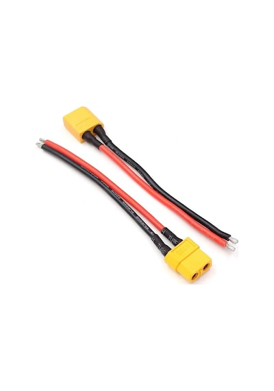 Xt60 Kablo Çifti 10Cm-Lipo Pil Batarya Bağlantı Kablosu