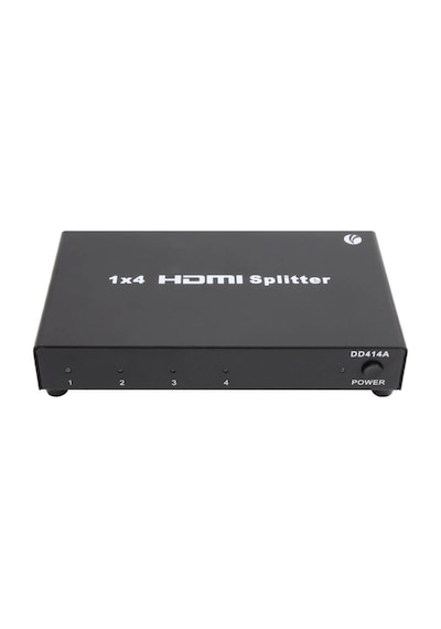 Vcom Dd414a 1-4 Port 1.4v 1080p Metal Hdmi Splitter Kdo