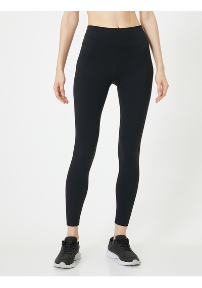 Koton Spor Tayt Standart Bel Dar Kalıp Siyah 4sak40160nk Siyah