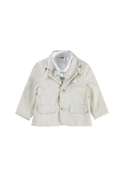 Civil Baby Papyonlu 6-18 Ay Takım - Bej
