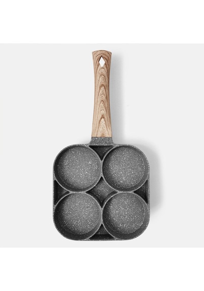 4 Izgaralı Bpa İçermeyen Omlet Tava - Yumurta, Pastırma, Krep Ve Hamburger İçin İdeal Çok Renkli