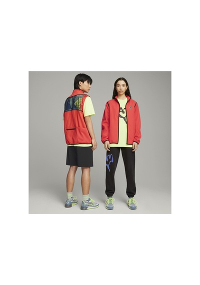 Puma X P.a.m. Unisex Ceket 53880979 Kırmızı Kırmızı