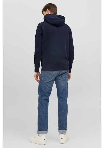 Jack & Jones Jack&jones Kapüşonlu Standart Kalıp Lacivert Erkek Sweatshirt 12242197 001