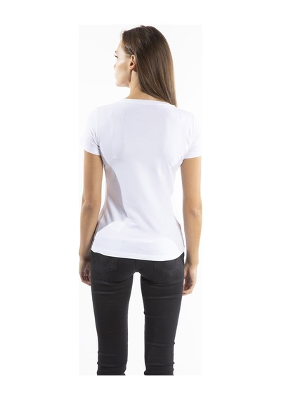 TRUSSARDI Kadın  T'shirt TRRD003855 Beyaz