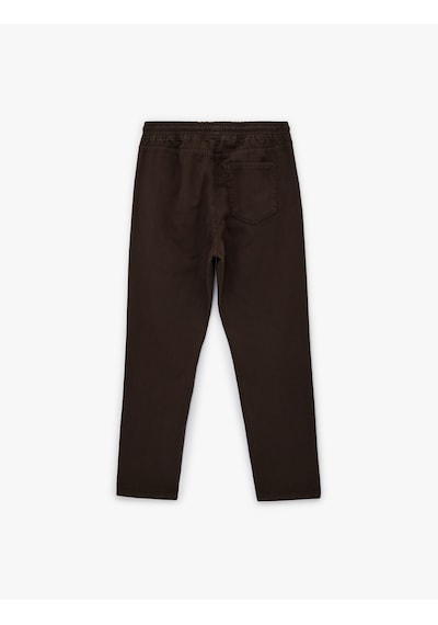Koton Regular Fit Pamuklu Cepli Gabardin Beli Bağcıklı Yazlık Pantolon Kahverengi 6sam40053hw Kahve Koton Regular Fit Pamuklu Cepli Gabardin Beli Bağcıklı Yazlık Pantolon Kahverengi 6sam40053hw Kahve