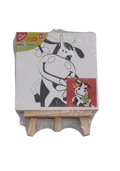 Bu-bu Çerçeveli Tuval Standı Mini 11x11 Cm Kamyon