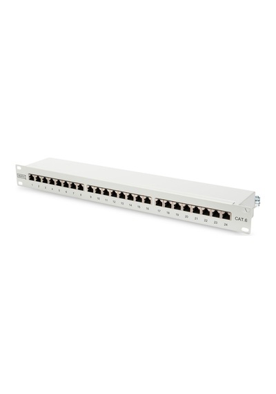 Digitus 19 Inch 24 Port Cat-6 Ftp Patch Panel, Zırhlı-18192