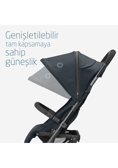 Maxi-Cosi Lara2-Cabriofix I-Size Ultra Kompakt Kabin Boy Seyahat Sistem Bebek Arabası Essential Graphite