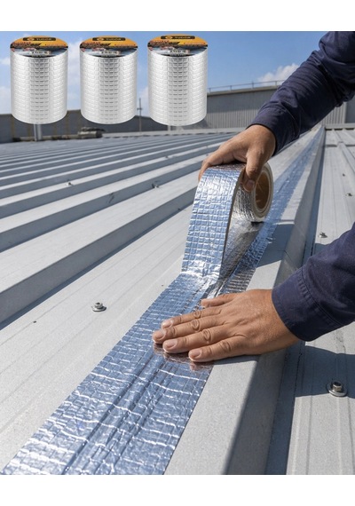 Mey İthalat 3 Lü Set Çatı Balkon Pvc Boru İçin Sızdırmazlık Tamir Bandı