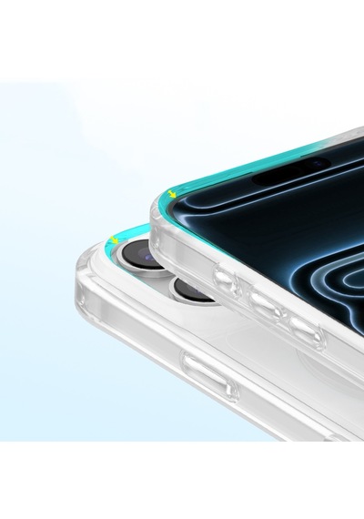 İphone 18 Pro Max Uyumlu Kılıf M-safe Şarj Özellikli Zore Paris Mova Sert Pc Kapak Şeffaf