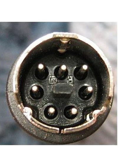 Din Konnektör - Mini - 7 Pin - Erkek