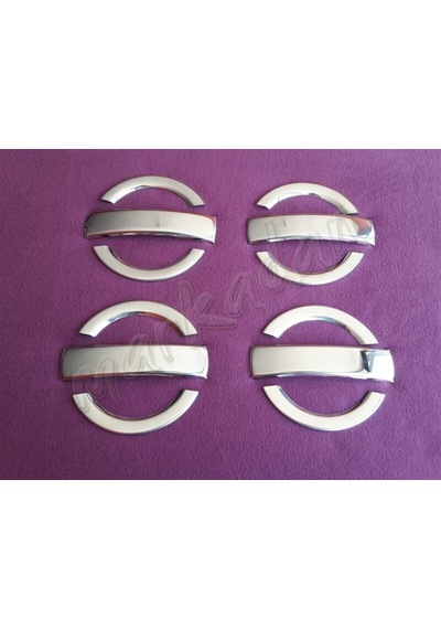 Woc Chrome Fiat Doblo Krom Kapı Kolu 2000-2012 4 Kapı Paslanmaz Ç