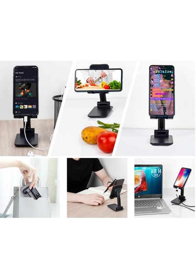 Katlanabilir Masaüstü Telefon Tutucu Stand 5545 Çok Renkli