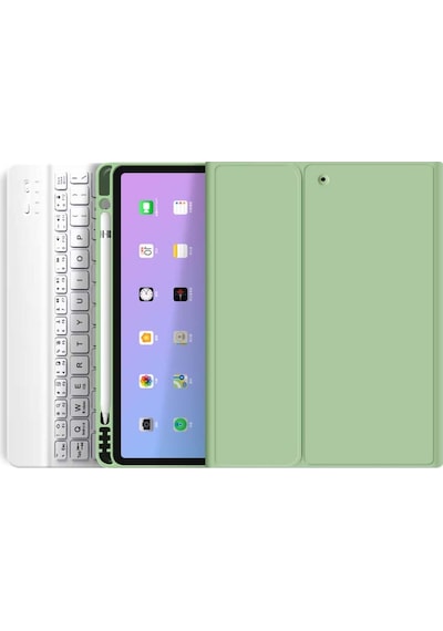 Apple Uyumlu iPad 10. Nesil 10.9 İnç 2022 Bluetooth Klavyeli Kılıf Kalem Bölmeli Türkçe Klavye Kılıf Apple Uyumlu iPad 10. Nesil 10.9 İnç 2022 Bluetooth Klavyeli Kılıf Kalem Bölmeli Türkçe Klavye Kılıf